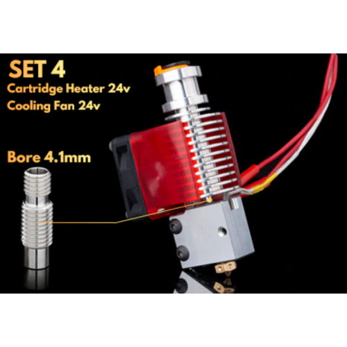 Trianglelab Hotend Volcano V6 1.75 mm 24V Bore 4.1 mm  | Sklep Outlet3D.eu