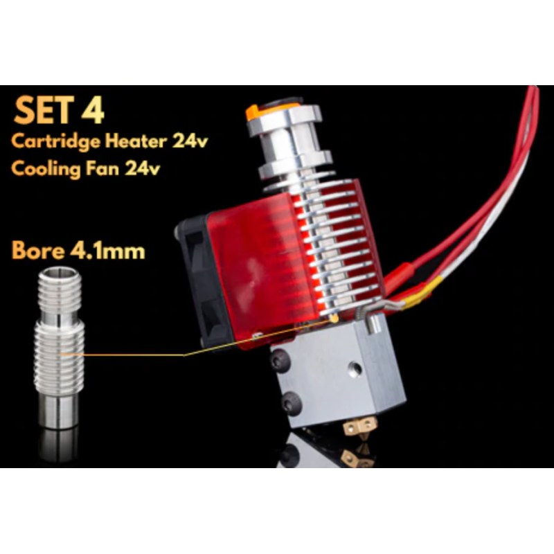 Trianglelab Hotend Volcano V6 1.75 mm 24V Bore 4.1 mm  | Sklep Outlet3D.eu