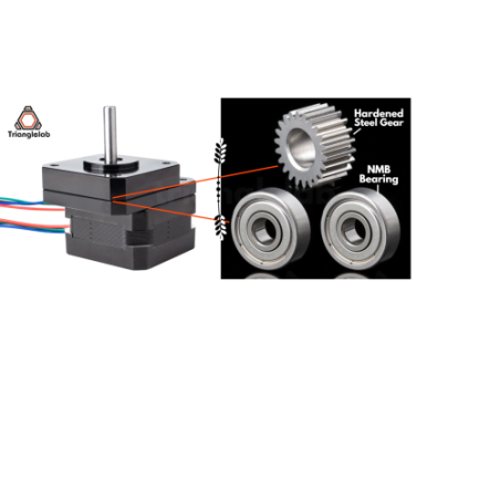 Trianglelab silnik krokowy 23mm Nema17 1.8° z przekładnią 1:3