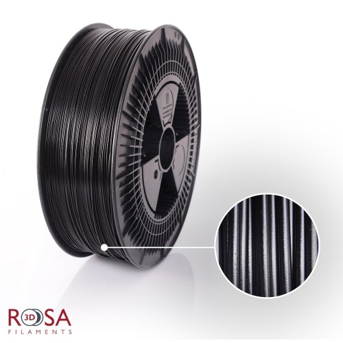 Rosa3D PLA Starter Czarny - 1.75mm - 3kg