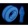 Filament Devil Design PLA  Glow in the dark BLUE 1.75mm 0.33 kg