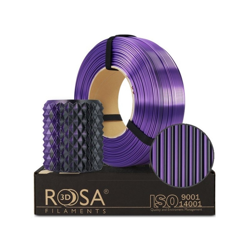 ROSA3D-ReFill PLA Magic Silk 1.75mm Mistic Violet 1kg