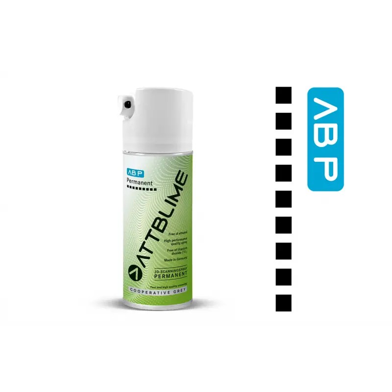 ATTBLIME AB P 500ml grey | Spray Permanentny do Skanowania 3D - Łatwo Usuwalny Wodą