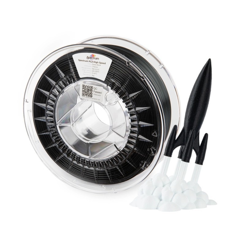 Filament Spectrum PLA High Speed Deep Black 1.75mm 1kg | Wysoka jakość Filament Spectrum PLA High Speed Deep Black 1.75mm 1kg | Wysoka jakość