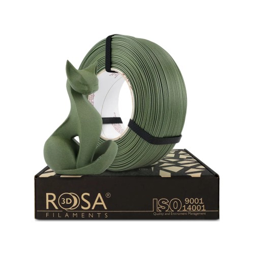 Rosa3D-ReFill PLA-CF Matt Olive Green 1.75mm 1kg