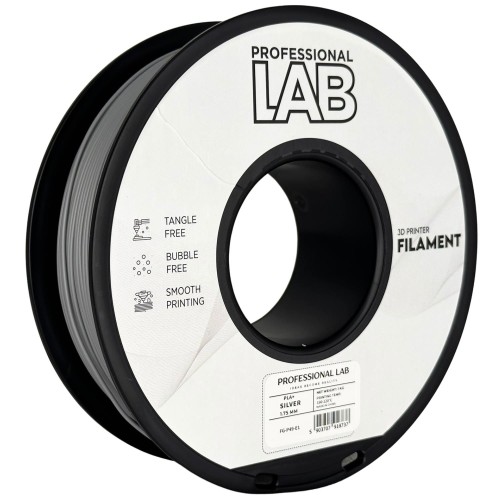 Filament Prof. Lab PLA+ Silver 1,75 mm 1 kg - Zwiększona Wytrzymałość