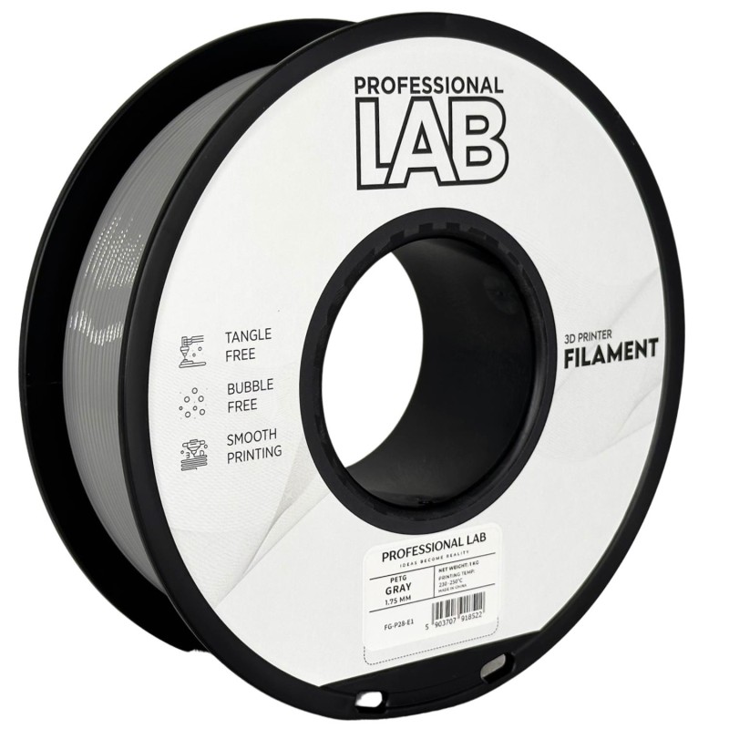 Prof. Lab PET-G gray 1 kg 1.75 mm