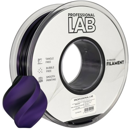 Prof. Lab Silk PLA Dual Color - black purple 1 kg 1.75 mm