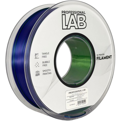 Prof. Lab Silk PLA Tri Color blue green purple 1 kg 1.75 mm