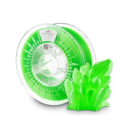 Spectrum PLA Crystal Neon Green 1.75mm 1 kg