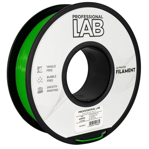 Filament Prof. Lab PLA Green 1 kg 1.75 mm - Druk 3D w Świeżej Zieleni