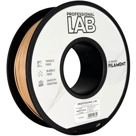 Filament Prof. Lab PLA+ Sand Gold 1 kg 1.75 mm - Wytrzymałość i Piaskowy Połysk