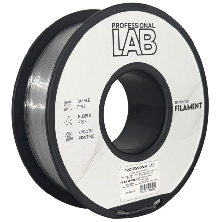 Prof. Lab PET-G TRANSPARENT 1,75mm 1kg | Przezroczysty Filament PETG