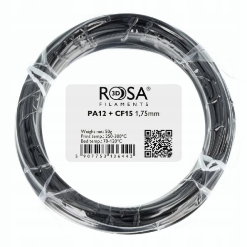 FILAMENT 3D PA + 15CF 1,75mm 50g