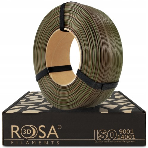 FILAMENT 3D ReFill PLA Rainbow Army Forest 1,75mm 1kg