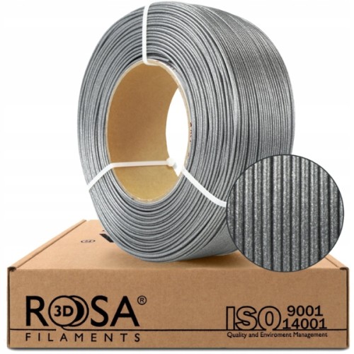 FILAMENT 3D ReFill PET-G Standard HS 1,75mm Glitter Brillant Silver 1kg