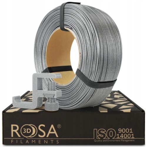 FILAMENT 3D ReFill PCTG Glitter Brillant Silver 1,75mm 1 kg