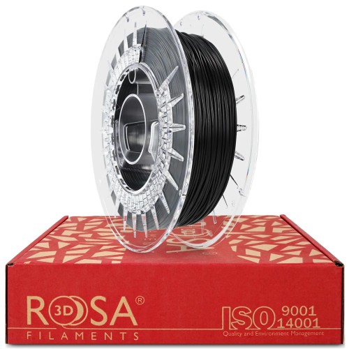 FILAMENT 3D ROSA-Flex 96A Black 1,75mm 0,5kg