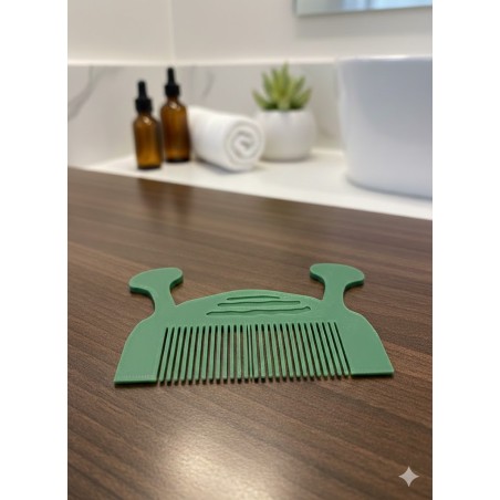 Grzebień Shrek - Zielony Grzebień z Druku 3D | Gadżet dla Fana