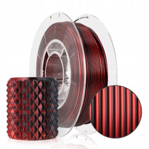 ROSA 3D PLA Magic Silk Mistic Red (black+red) 300g