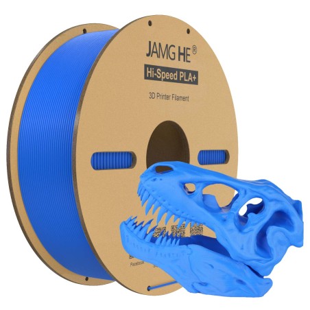Filament do drukarki 3D Jamghe Hi Speed PLA+ Niebieski, 1,75mm 1kg