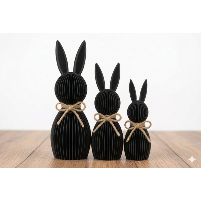 Króliczki Wielkanocne 3D Zestaw 10/13/16cm| Sklep