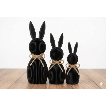 Króliczki Wielkanocne 3D Zestaw 10/13/16cm| Sklep