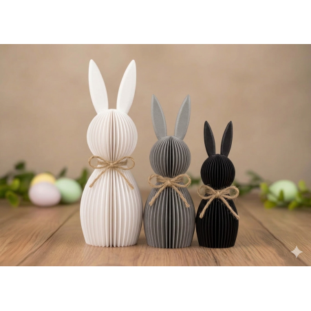 Króliczki Wielkanocne 3D Zestaw 10/13/16cm| Sklep