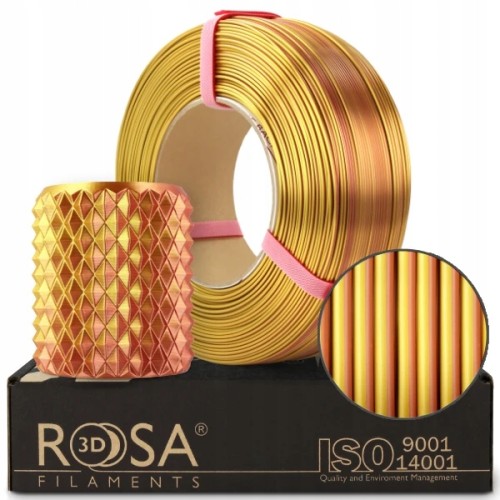 Rosa3d ReFill PLA Magic Silk Gold-Copper 1kg