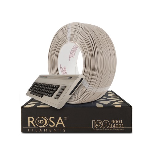 Rosa3D ReFill PLA Starter 1,75mm Computers 8bit  Retro Gray 1kg