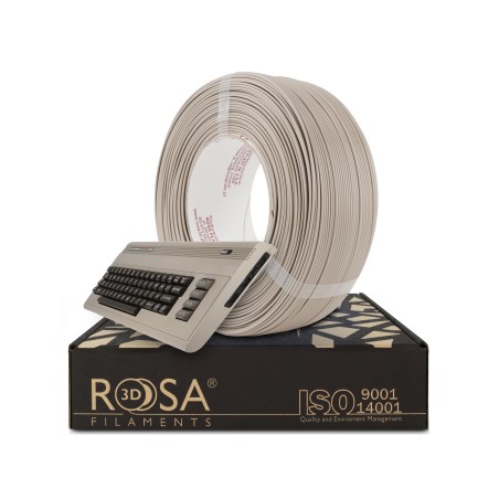 Rosa3D ReFill PLA Starter 1,75mm Computers 8bit  Retro Gray 1kg