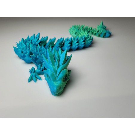 Smok Kryształowy Articulated Dragon 60cm – Ruchoma Figura 3D Silk