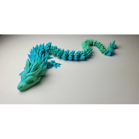 Smok Kryształowy Articulated Dragon 60cm – Ruchoma Figura 3D Silk