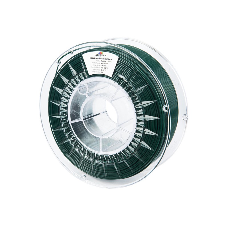 Filament Spectrum PLA Premium 1.75mm Tooling Green 1kg Bosch