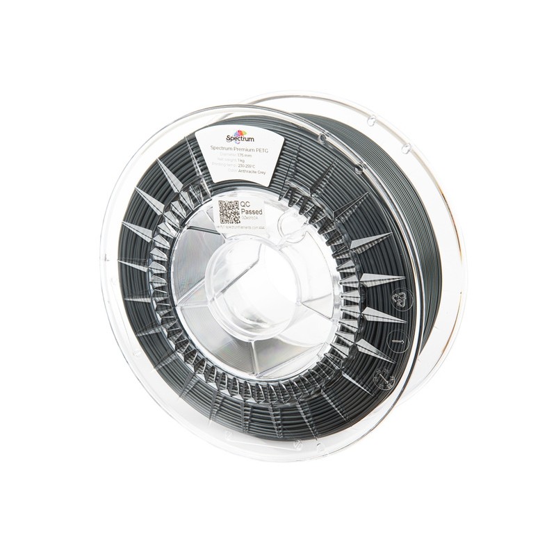 Filament Spectrum PET-G Premium 1.75mm Antracite Grey 1kg