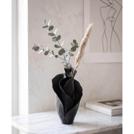 Wazon Japandi czarny do suszu i gipsówki | Styl Loft