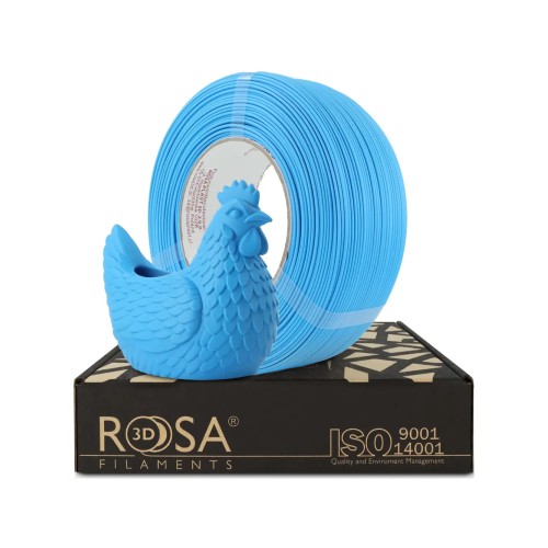 ROSA 3D ReFill PLA Speed Matt Clear Blue 1kg 1.75mm