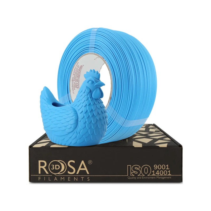 ROSA 3D ReFill PLA Speed Matt Clear Blue 1kg 1.75mm