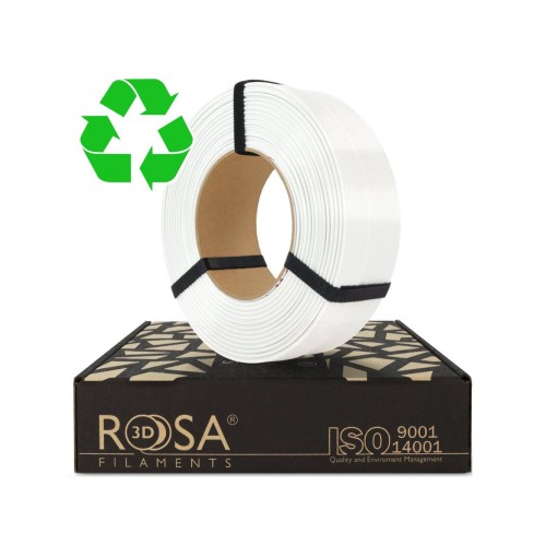 Filament ROSA 3D ReFill R-PET-G Impact White 1.75mm 1kg