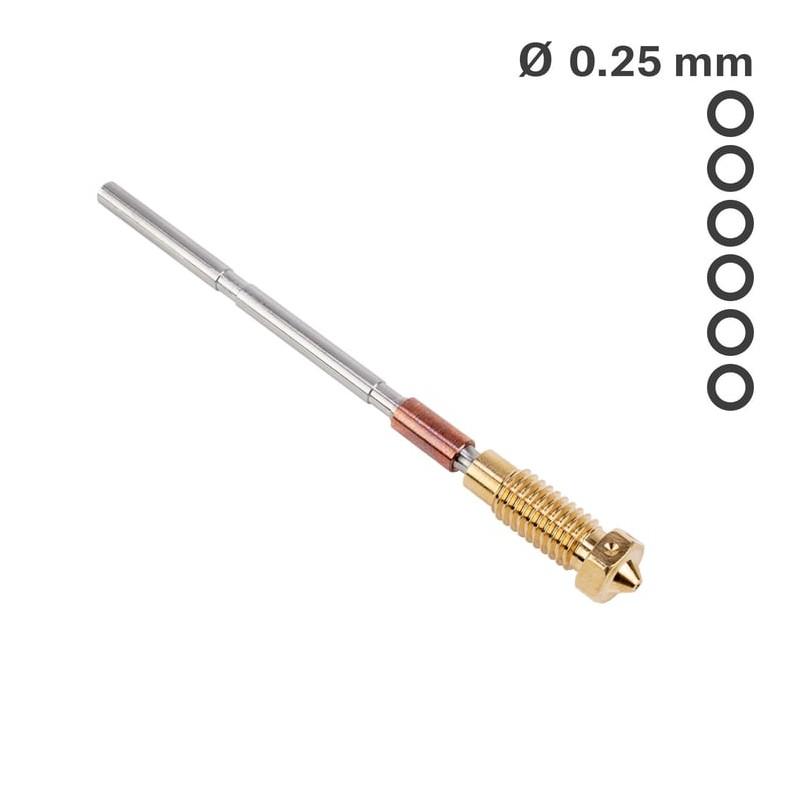 Dysza Prusa Brass 0.25 mm - Oryginalna Dysza Mosiężna