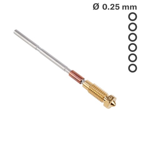 Dysza Prusa Brass 0.25 mm - Oryginalna Dysza Mosiężna