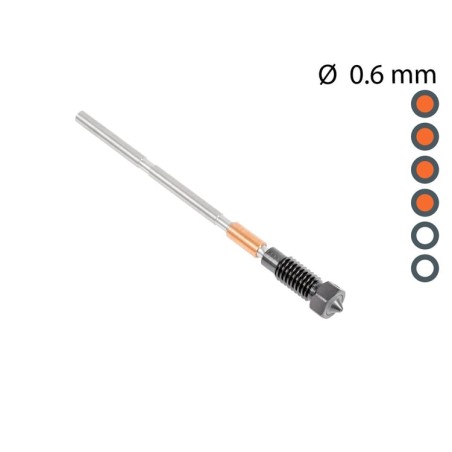 Dysza Prusa Nozzle ObXidian 0.6 mm - Oryginalna Prusa MK4/XL