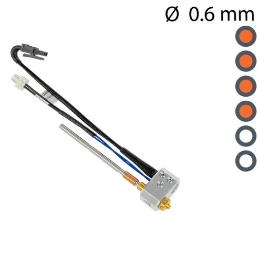 Nextruder Hotend Brass 0.60 mm | Oryginalna Prusa MK4 / XL