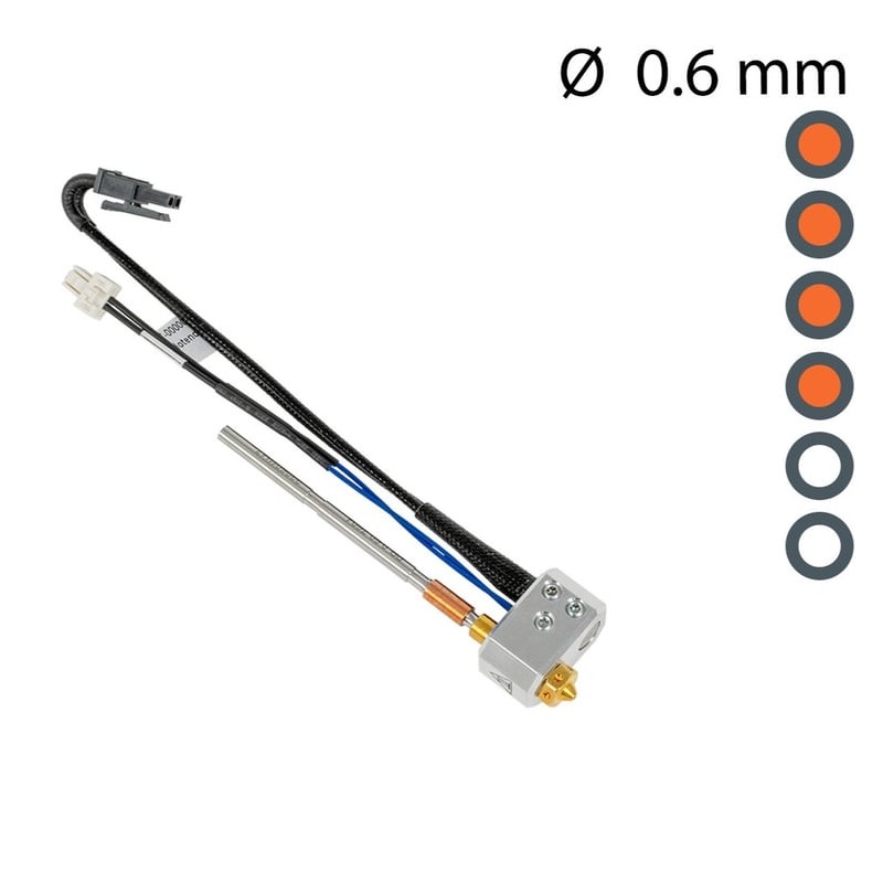 Nextruder Hotend Brass 0.60 mm | Oryginalna Prusa MK4 / XL