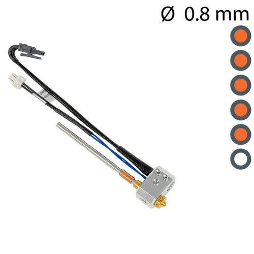Nextruder Hotend Brass 0.80 mm | Oryginalny Prusa MK4/XL