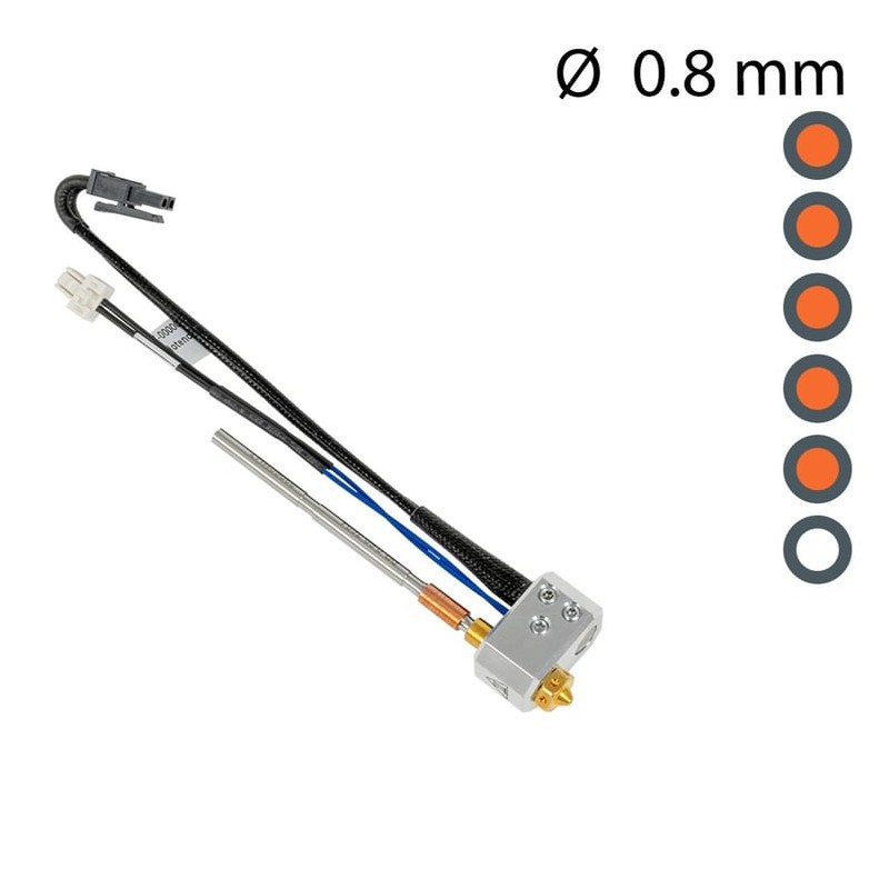 Nextruder Hotend Brass 0.80 mm | Oryginalny Prusa MK4/XL