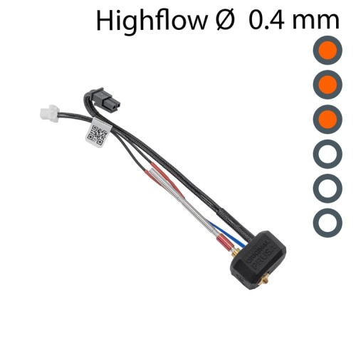 Nextruder Hotend Brass High Flow 0.40 mm | Prusa MK4/XL