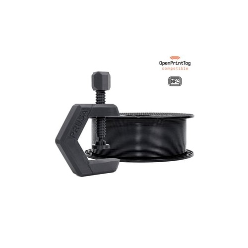 Prusament PETG Matte Black 1kg (NFC) - Sklep 3D