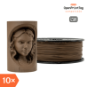 Prusament Woodfill Chocolate Brown 10x1kg (NFC)