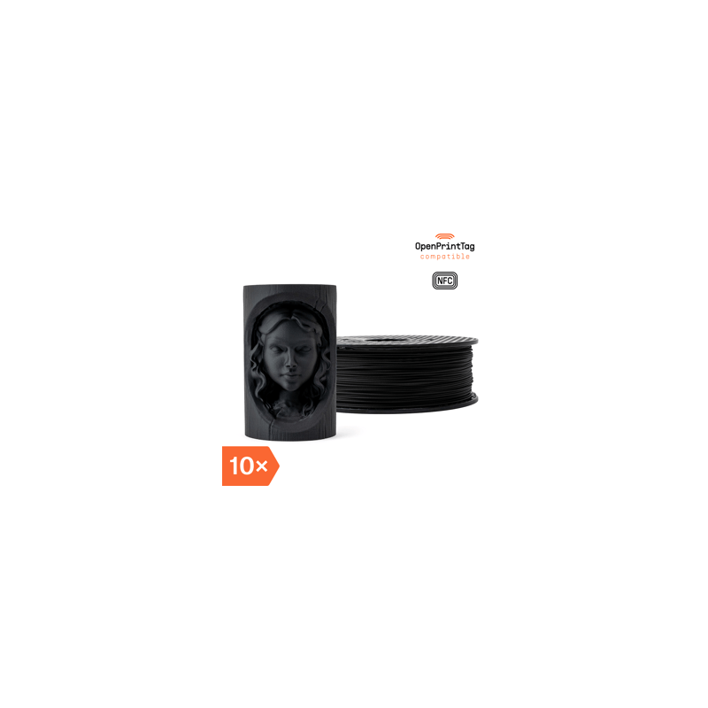 Prusament Woodfill Charcoal Black 10x 1kg